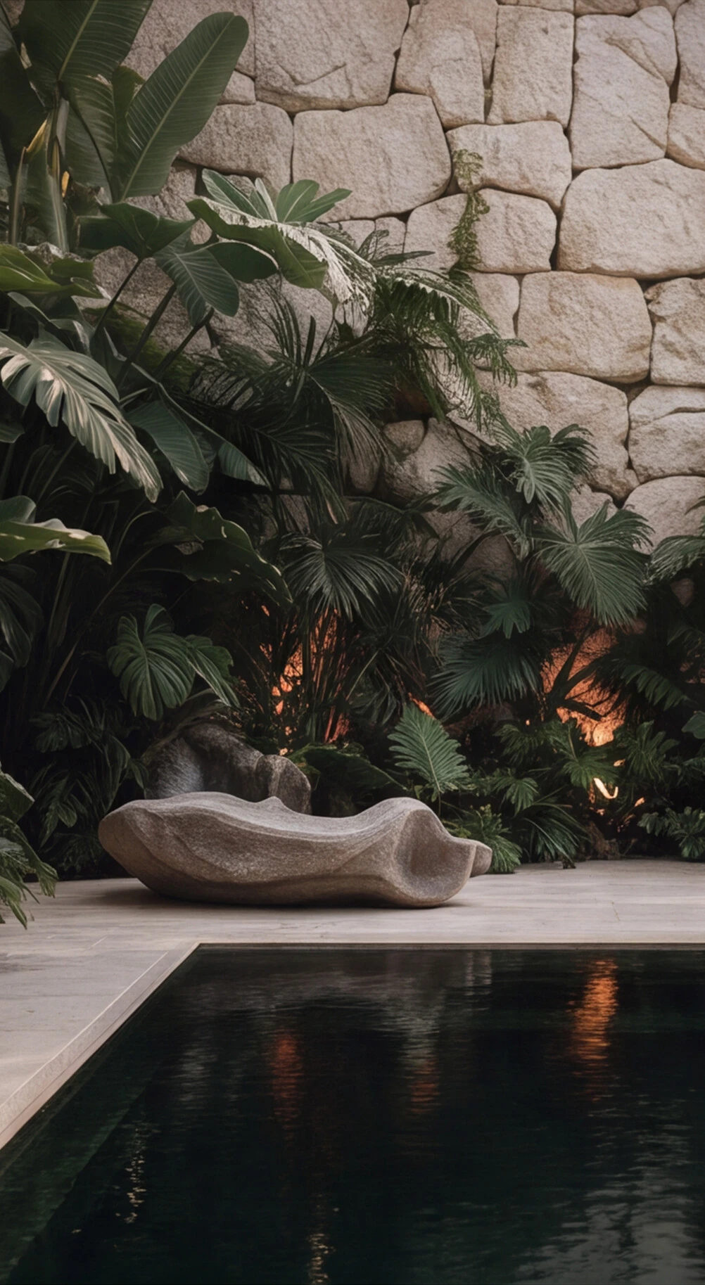 Pedra, água e vegetação — ÉDEM